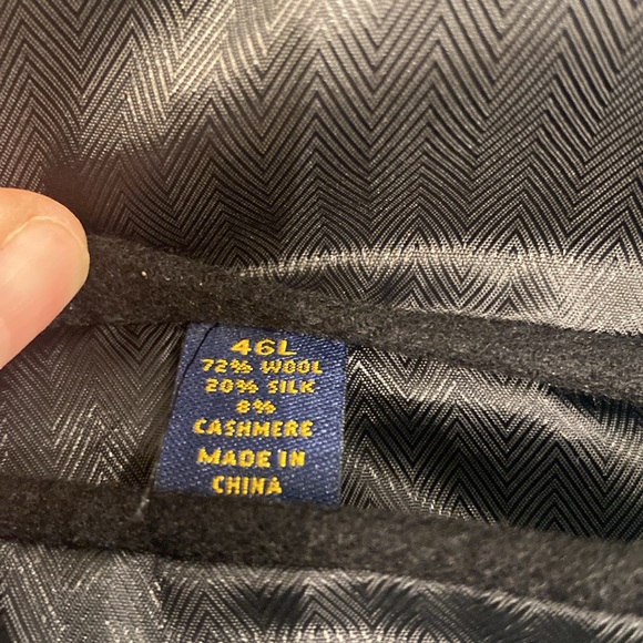 Club Room by Macy’s wool blend black blazer - Picture 4 of 4